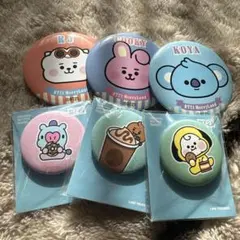 BT21 缶バッジ 6個セット