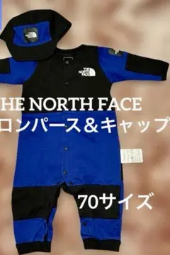 THE NORTH FACE ロンパース＆キャップ 70
