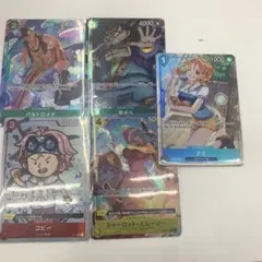 ワンピースカード ゾロ/ナミ/ロビン/ボニー プロモ 各4枚16枚セット