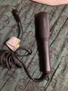 SALONIA ブラシヘアアイロン SL-012BKS ブラック