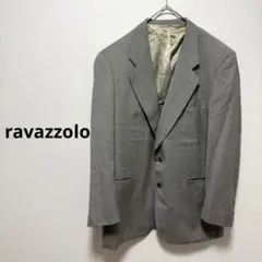 ravazzolo スーツ ジャケット グレー イタリア製 大きいサイズ メンズ