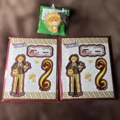 鬼滅の刃バレンタイン＆ホワイトデーアクスタ　アニマルクッキーバッジ我妻善逸