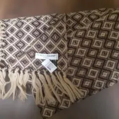 DOLCE & GABBANA 幾何学模様マフラー