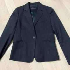 【ユナイテッドアローズ】セットアップスーツ/ネイビー/ストライプ　40 42