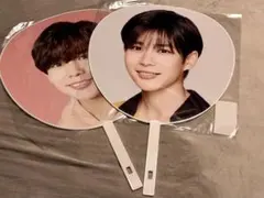 なにわ男子 長尾謙杜 うちわ POPMALL 1stlove 2点 未開封