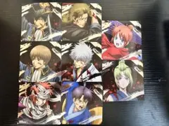 銀魂 アニメイトフェア 特典 箔押しスクエアカード 全8種コンプセット