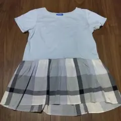 【再値下げ】BLUE LABEL CRESTBRIDGE 半袖ミニワンピース