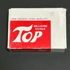【未使用！】Top ビリヤードチョーク 12個入り 高品質　希少な赤 E.S.製