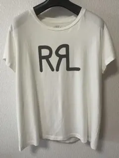 ■RRL ダブルアールエル ■ロゴTシャツ 、ホワイト、Mサイズ 。最終価格！！のサムネイル