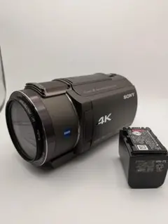 SONY FDR-AX40 4Kハンディカム 充電器付き - メルカリ