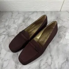美品 Yves Saint Laurent ブラウンローファー 23㎝相当