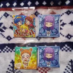 プリキュア アイカツ ウエハース サイン入り シール 4枚セット