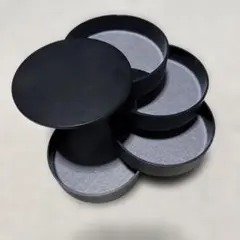 山崎実業 回転式 アクセサリートレー4段 黒