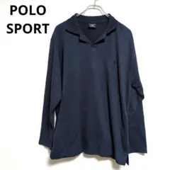 POLO SPORT【美品】トレーナー　ロゴ刺繍　カジュアル　綿100%【F】
