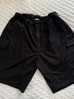 Acne Studios ナイロンショートパンツ Acne Studios - コットンショートパンツ - アイスホワイト