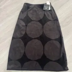 marimekko✖️UNIQLO フリーススカート ダークグレー M