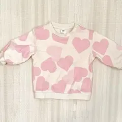 H&M ハート柄 トレーナー 6m 70cm