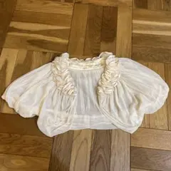 結婚式　ボレロ　9号　アイボリー　未使用