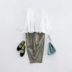 北欧暮らしの道具店　秋いちボトムスコットンリネン