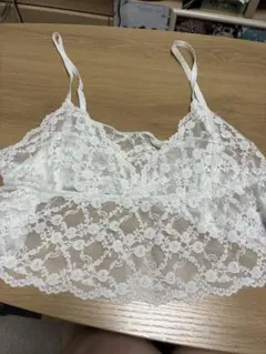 ホワイト レース キャミソール 重ね着のサムネイル