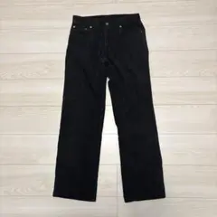 UNIQLO ユニクロ　コーデュロイパンツ　ブラック　黒　W76
