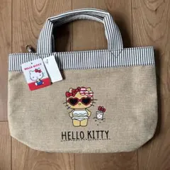 【人気】しまむら　サンリオ　日焼け　サングラス　ハローキティ　トートバッグ