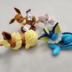 ポケモン ガチャ 4体セット イーブイ ミュウ シャワーズ　ブースター