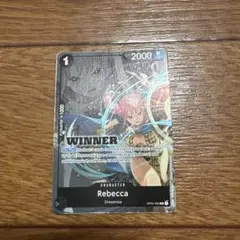 ワンピースカードゲーム レベッカ WINNER プロモ ウィナー 英語 - メルカリ