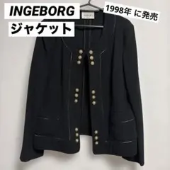 美品【INGEBORG】インゲボルグ/ジャケット/ブラック