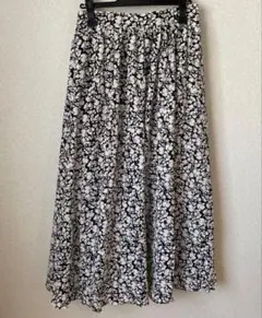 ベルメゾン　千趣会　フレア　ロングスカート S