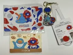 完売品】大阪関西万博ミャクミャク イコちゃん ICOCA 合皮 パスケース