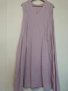 nest Robe リネンショルダータック ノースリーブ ワンピース