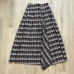 【Fサイズ】 アリシアページボーイ チェックスカート 赤