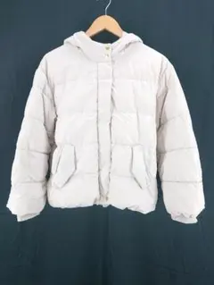 MAJESTIC LEGON ショート丈フード付きジャケット アイボリー Mのサムネイル