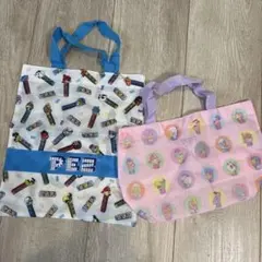PEZ ペッツ エコバッグ 2点セット　ガチャガチャ
