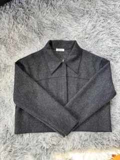 MARW UNITED ARROWS シャギー ショートコート グレー 36 - メルカリ