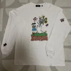 XLARGE 長袖Tシャツ ホワイト Lサイズのサムネイル
