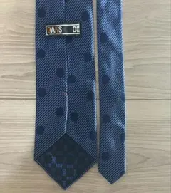 DAKS LONDON ネイビー ドット柄 ネクタイ ダックスのサムネイル