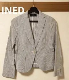 【INED】春夏用ジャケット(ストライプ)