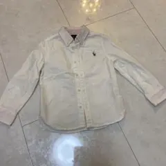 Ralph Lauren 3T ホワイト長袖シャツ