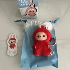 ラブブ　イニシャル　LABUBU PIN FOR LOVE ぬいぐるみ　X