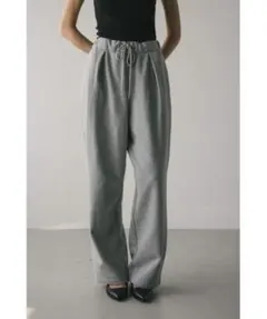 STYLEMIXER タックスウェットパンツ　グレー