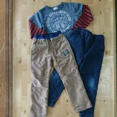 トレーナー パンツ 3点セット ユニクロ他 130cm