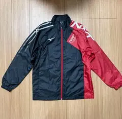 Mizuno スポーツジャケット 黒/赤 ウィンドブレーカー