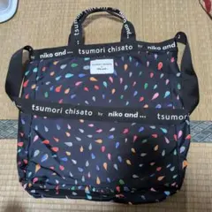 美品ニコアンド✕ツモリチサトしずく2WAYバッグ