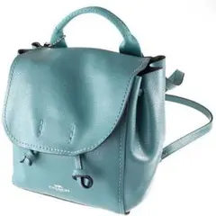COACH コーチ　ダービーペプルドレザーミニリュック