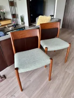 ニルス・オット・モラー (JL Mollers) Model 77 チークチェア ニルス・オット・モラー (JL Mollers) Model 77 チークチェア - メルカリ