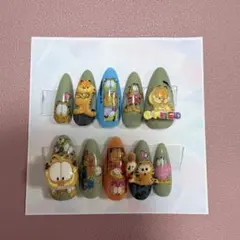 ガーフィールド ネイルチップ 10本セットのサムネイル