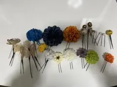 花モチーフ髪飾りセット売り