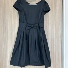 ♡新品♡2023年♡エムズグレイシーワンピース黒白花刺繍♡53900円♡36 エムズグレイシー黒ワンピース40 エムズグレイシー 黒 花柄 総